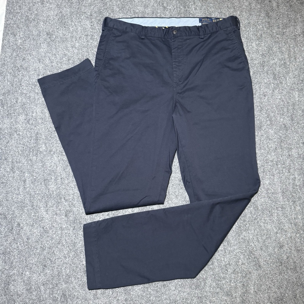 Polo Ralph Lauren Stretch Classic Fit Men 38T/36 Straight Chino Navy Tall 40x36